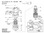 Bosch 0 603 269 262 Pas 1000 All Purpose Vacuum Cleane 220 V / Eu Spare Parts